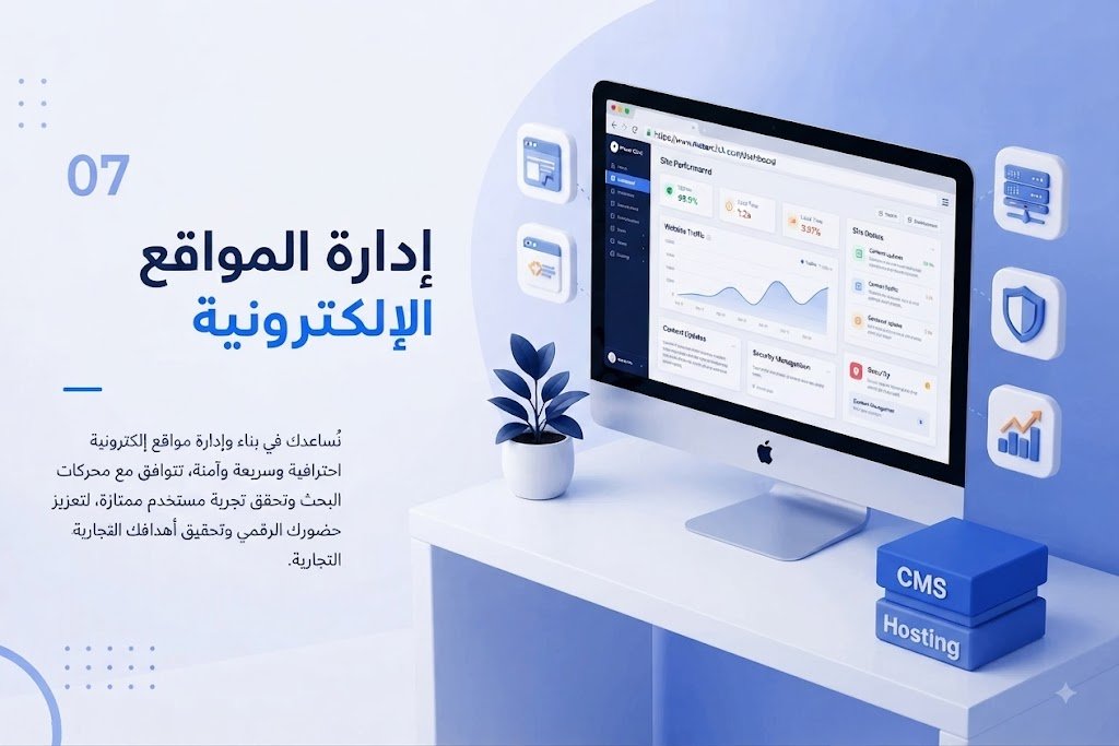 صوره خدمه اداره المواقع الالكترونيه